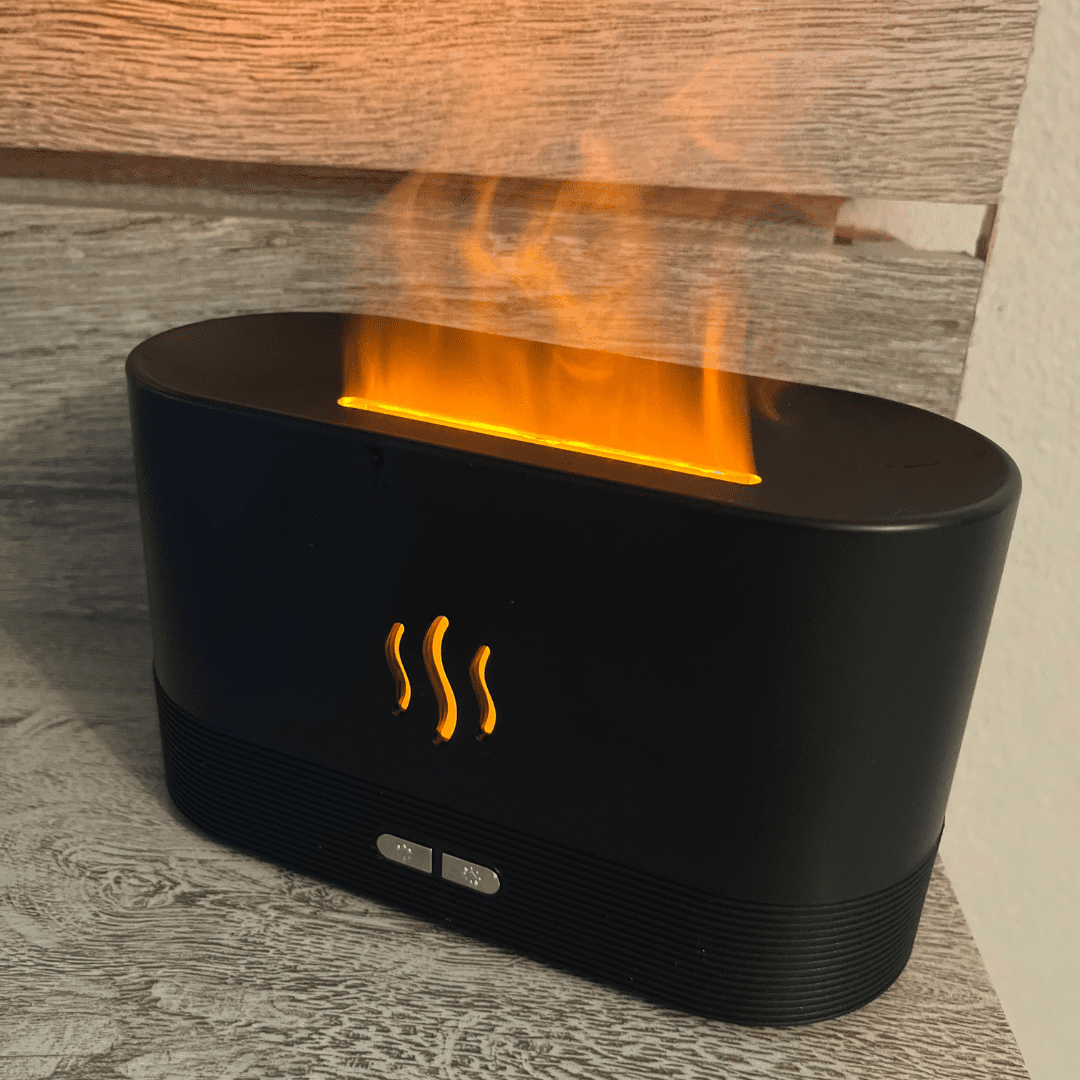 Cozyflame- HUMIFICADOR DE LLAMA CON LUCES LED