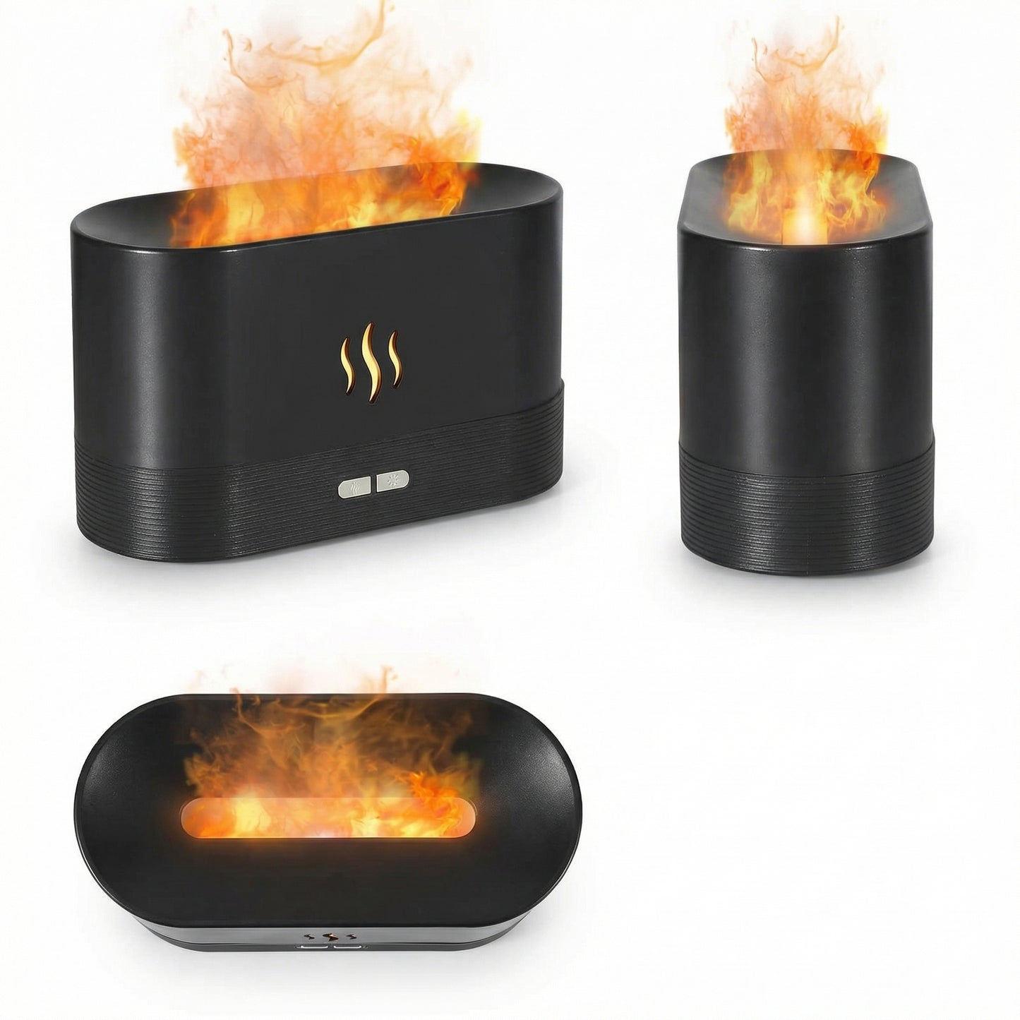 Cozyflame- HUMIFICADOR DE LLAMA  CON LUCES LED